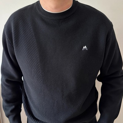 加肥加大DAEVU圆领毛衣针织衫