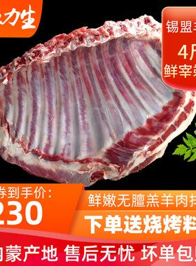 4斤大肉羊排斗牧现杀冷冻包邮