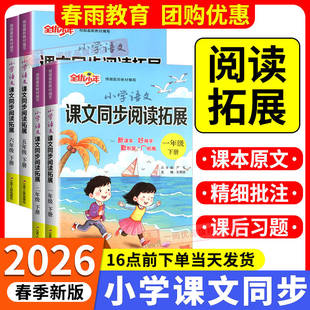 课文同步阅读理解短文训练课内外阅读书 实验班小学语文课文同步阅读拓展一年级二年级三年级四年级五年级六年级上册下册部编人教版
