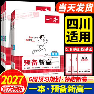 四川适用2027新版一本预备新高一新高二初中升高中衔接初三升高一升高二语文数学英语物理化学初升高暑假作业专项练习人教版通用版