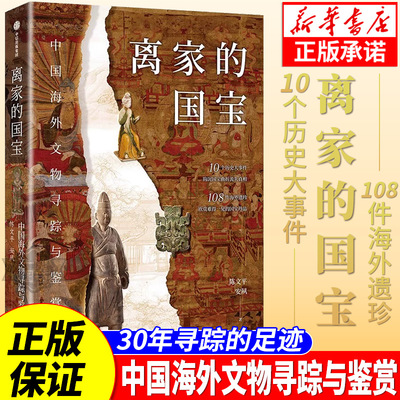 【正版速发】离家的国宝 中国海外文物寻踪与鉴赏 陈文平 安夙著 现货 10个历史大事件 108件海外遗珍 寻踪鉴赏中国海外国宝 中信