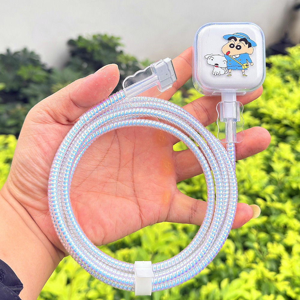 适用苹果MacBook Air笔记本M5 M4 30W 35W 40W充电器数据线保护套