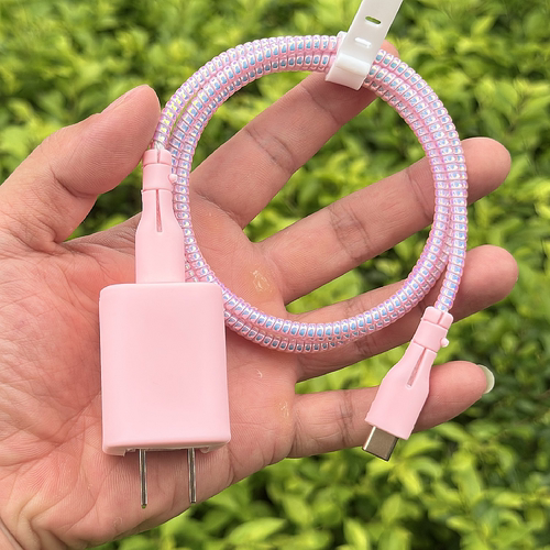 适用苹果15 iPhone16 17pro Mophie摩尔菲45W充电器保护套壳绕绳