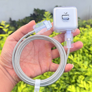 适用苹果Macbook 30W充电器壳M4数据线保护套缠绕绳 Air笔记本35w