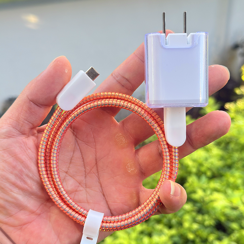 适用Mophie摩尔菲45W充电器保护套苹果17 15 iPhone16 promax绕绳