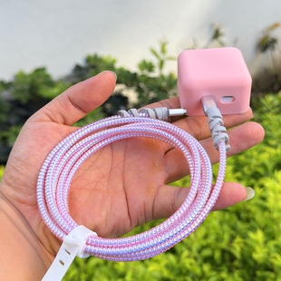 M4數(shù)據(jù)線保護(hù)套纏繞繩 Air 蘋果35W充電器電源殼筆記本Macbook