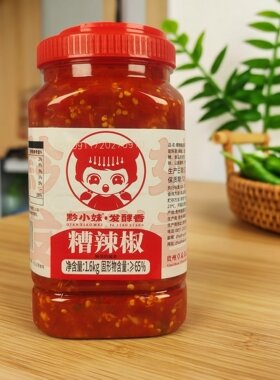 黔小妹1.6kg糟辣椒家用商用
