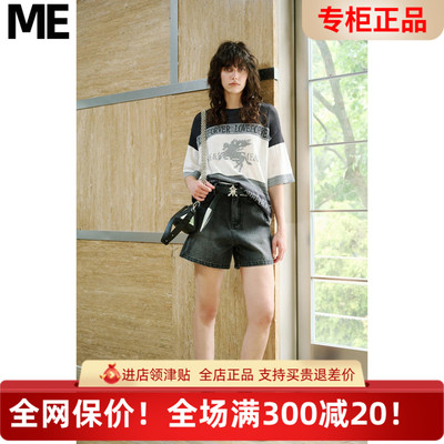 MEFOREVER真我永恒2025秋装新品短袖针织上衣2531B62008吊牌1199