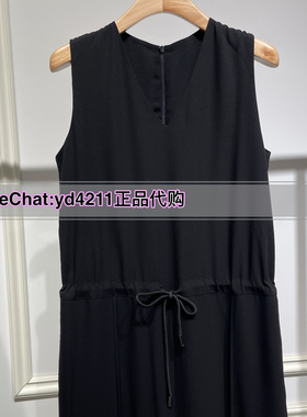 ME FOREVER/真我永恒2024夏款女黑色V领连体裤2423D23112吊999