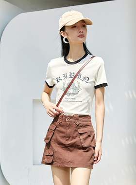 真我永恒2024夏新品牛仔半裙2424C31073吊599