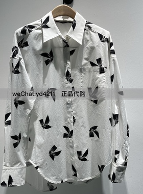 真我永恒2024春季新品纯棉印花女士休闲衬衣衬衫2414B42196吊799