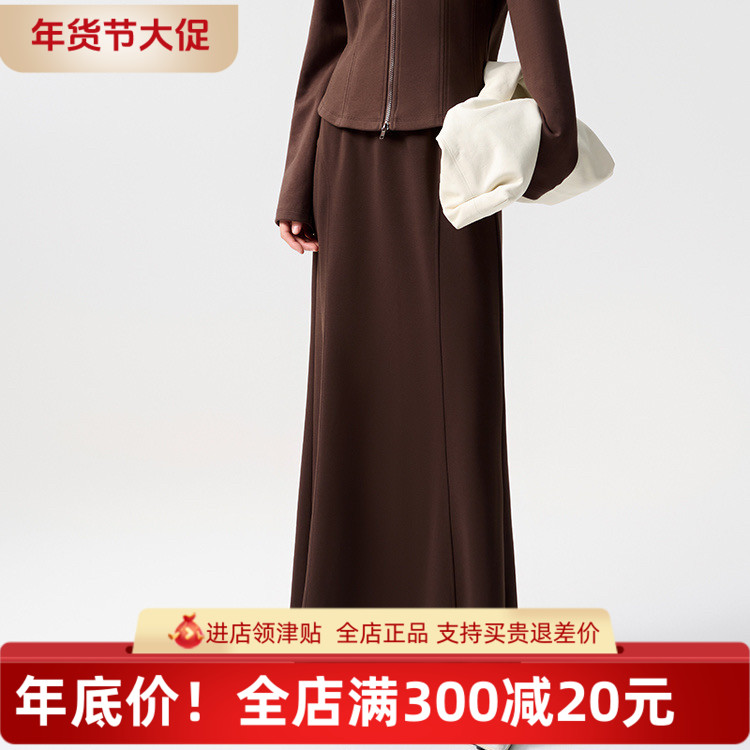 ME FOREVER真我永恒2024秋装新款半裙长款半裙-2434C33189吊牌799