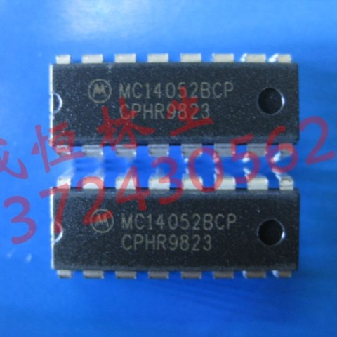 全新原装MC14052BCP  进口MOT/ONS 现货直插  MC14052BCP