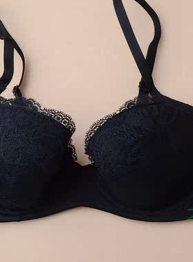 伊丝艾拉正品专柜文胸内衣清仓U型超聚拢上托 性感女人薄款38506