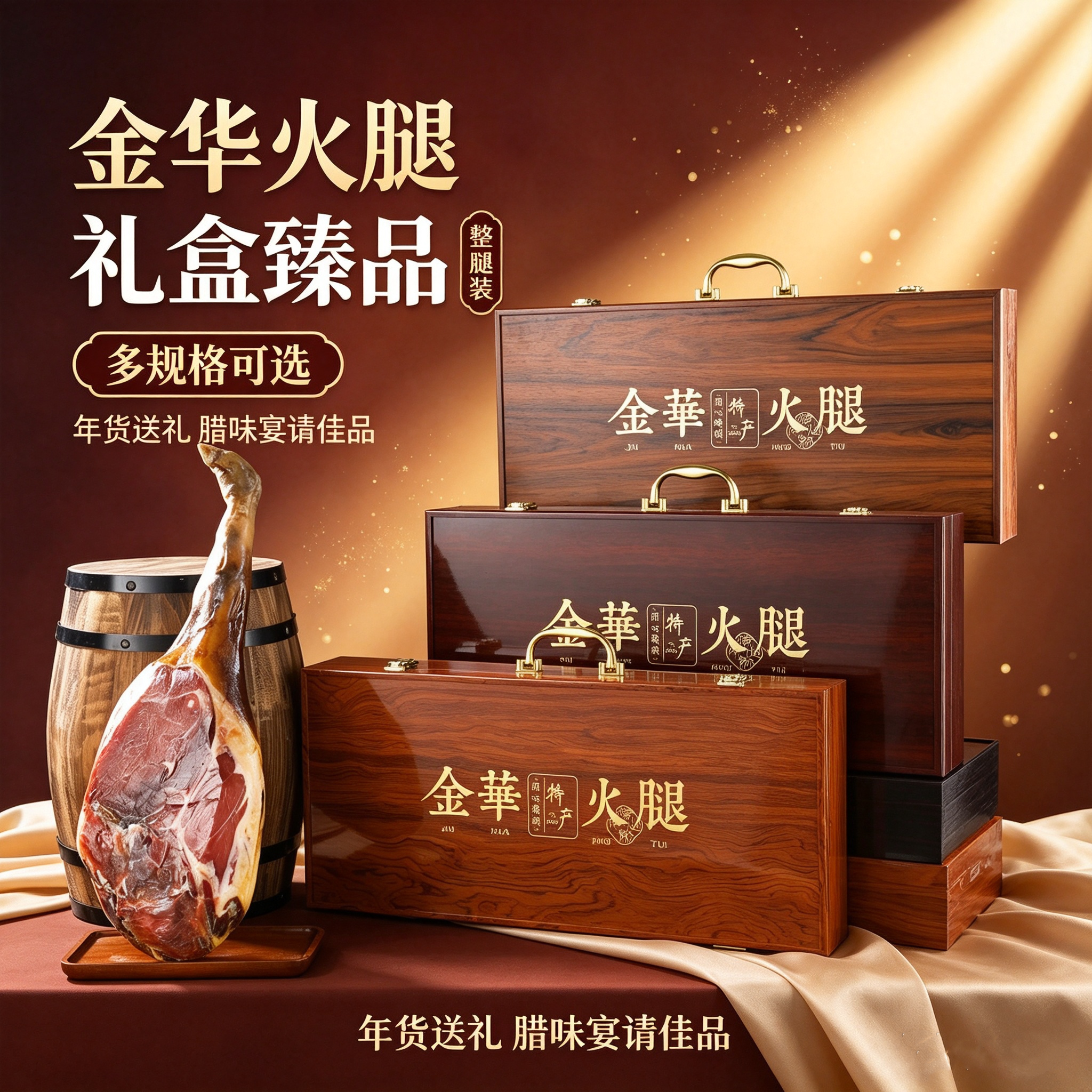 兆媛金华火腿整腿礼盒年货送礼