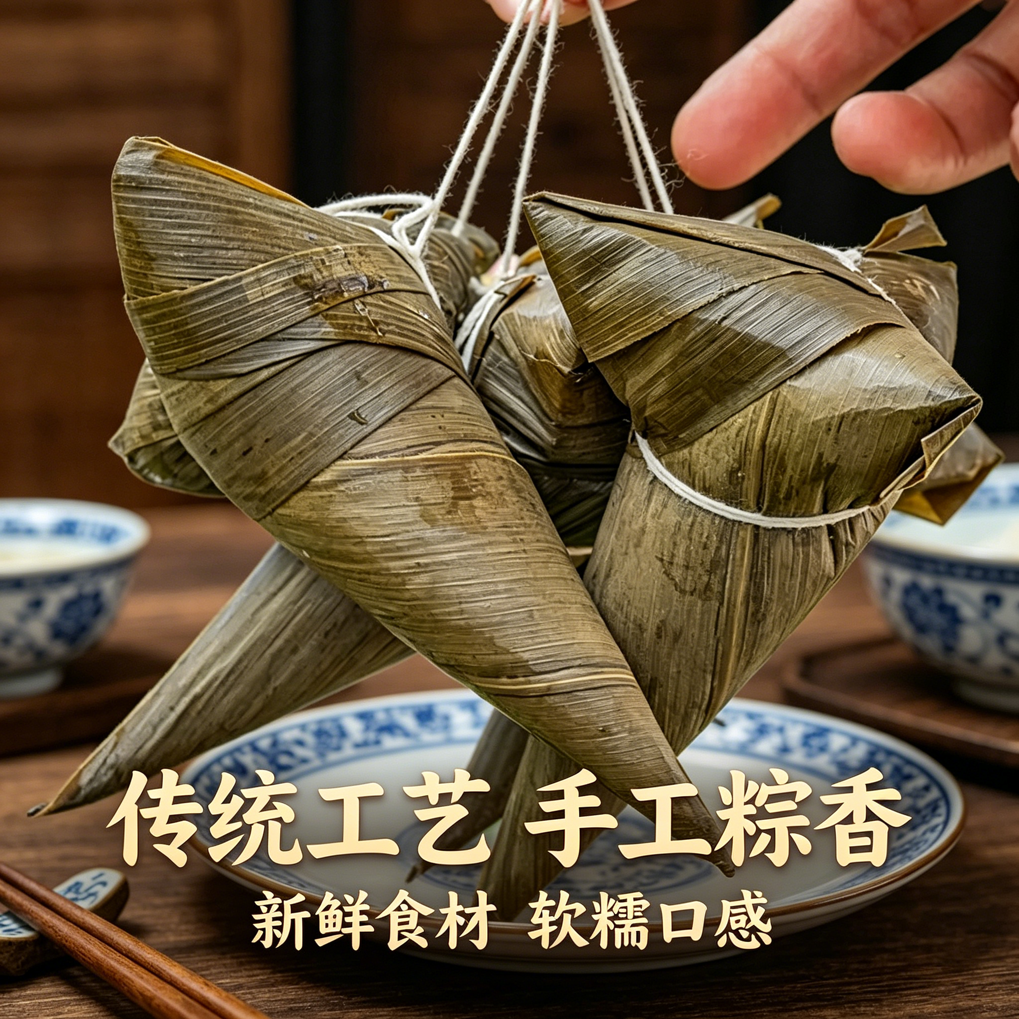洪湖正宗白水小粽子湖北特产
