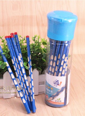 包邮得力58185洞洞书写铅笔58184矫姿三角杆石墨小学生椴木2B HB