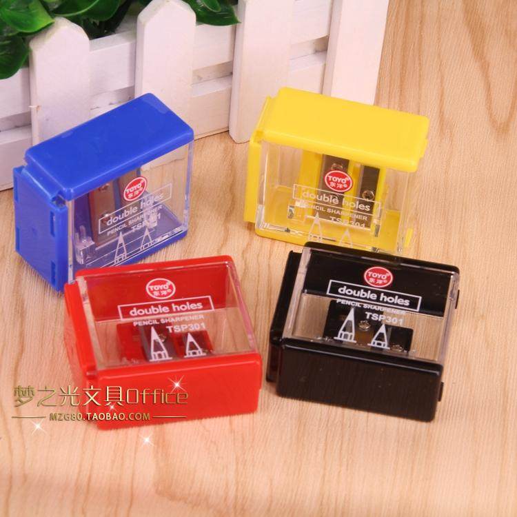正品TOYO 东洋卷笔刀 东洋TSP301 铅笔刀 双孔削笔刀 削笔器 笔刨