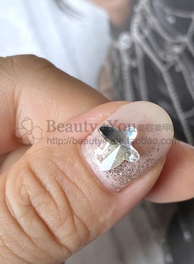 正品SWAROVSKI美甲钻饰品施华洛世奇奥地利水晶2854蝴蝶平底钻