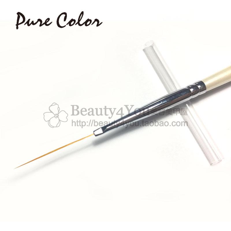 台湾Pure Color纯彩长变态细拉线笔画线条笔刷彩绘笔25mm