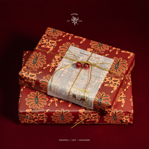 纸象公园生日婚庆结婚礼物高颜值包装纸男女士小红书复古礼品表白