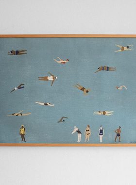 ANNA 瑞典设计fine little day海报 客厅卧室餐厅家居装饰画画芯