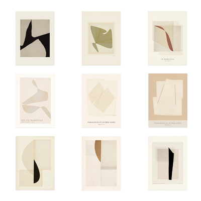 客厅卧室北欧抽象艺术海报装饰画