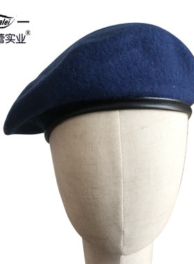 贝蕾帽定做羊毛儿童表演贝蕾帽