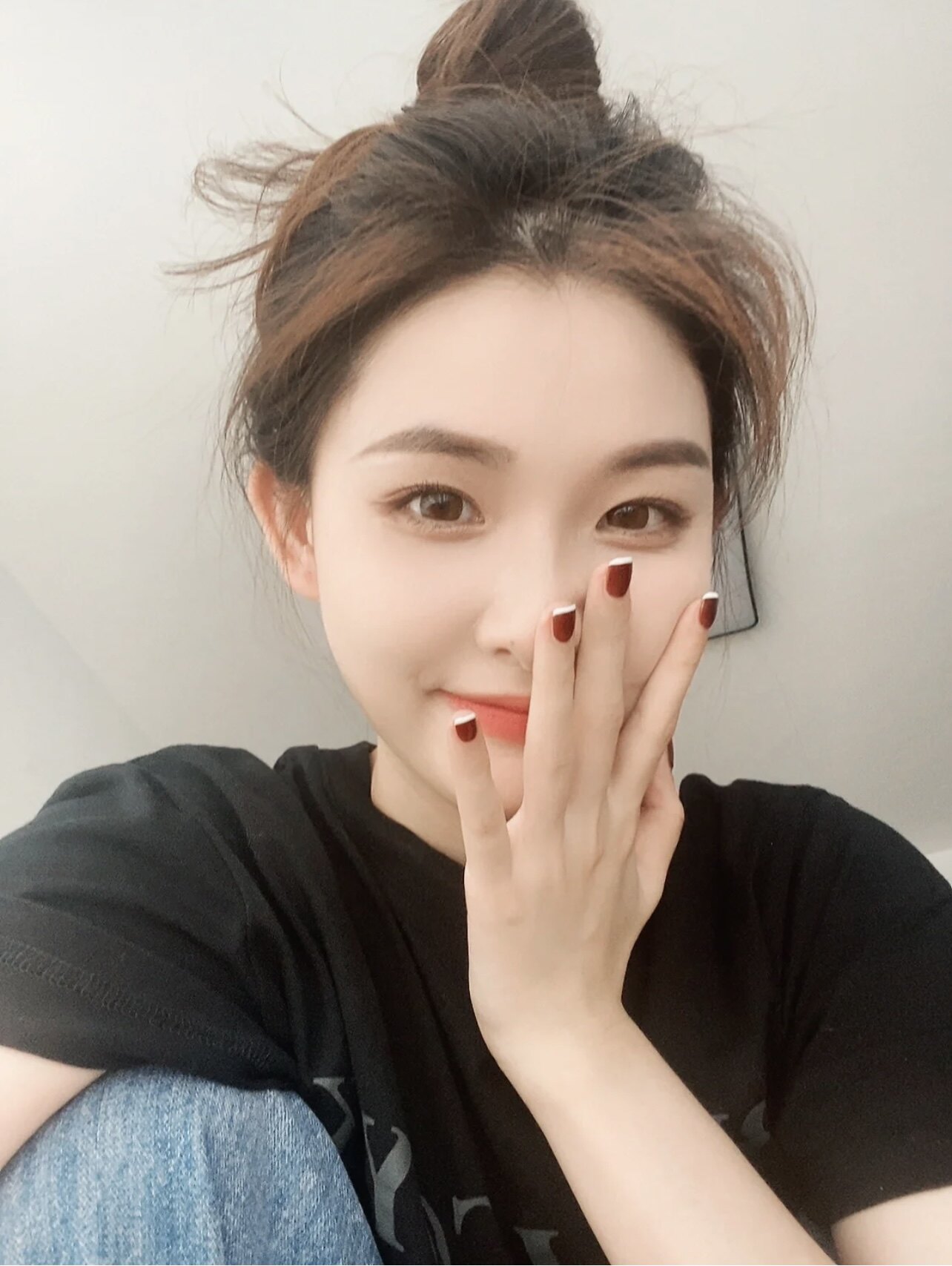 短款指甲美甲秋冬琥珀色法式手工穿戴甲小红书显白假指甲成品贴片