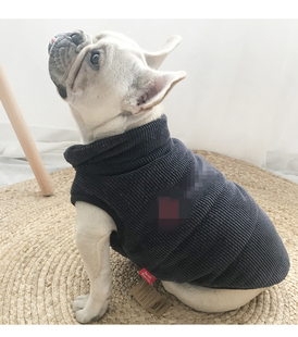 潮牌宠物棉衣可卡柴犬斗牛巴哥雪纳瑞法牛柯基犬肥猫胖狗猫猫衣服