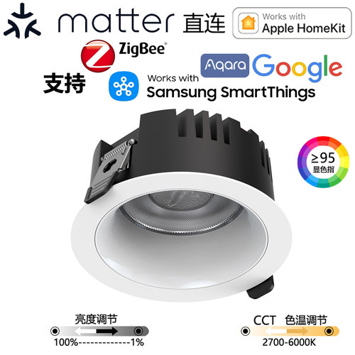 苹果homekit涂鸦zigbee智能筒灯