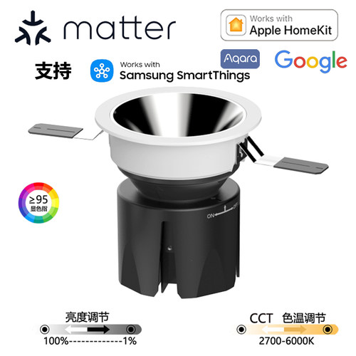 matter射灯直连Applehomekit筒灯