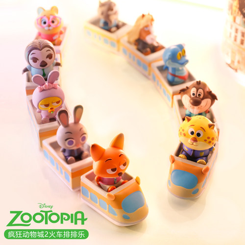 魔力风暴疯狂动物城2火车排排乐系列盲盒潮玩手办周边摆件礼物女