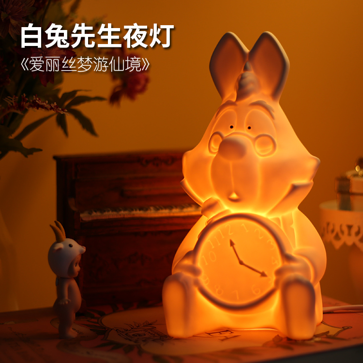 日本迪士尼爱丽丝漫游灯姆明陶瓷