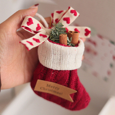 可爱的圣诞袜子挂饰送清香诺贝松