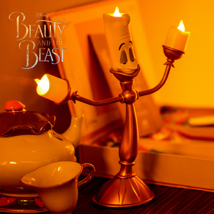 美女与野兽蜡烛台卢米亚LED小夜灯魔幻复古送给女生的生日礼物