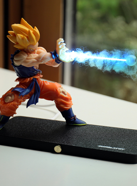 Nikola toy 现货七龙珠悟空卡卡罗特龟派气功磁吸感应灯夜灯桌面