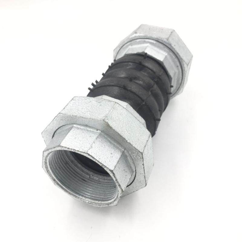 丝口连接可曲挠橡胶软接 橡胶加厚高压活接 内螺纹丝扣橡胶软接头