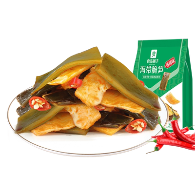 【79元任选15件】良品铺子双椒海带85g海带零食辣条自选零食