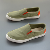 2025春夏薄款 软底鞋 懒人一脚蹬男士 宝达帆布鞋 休闲透气老北京布鞋