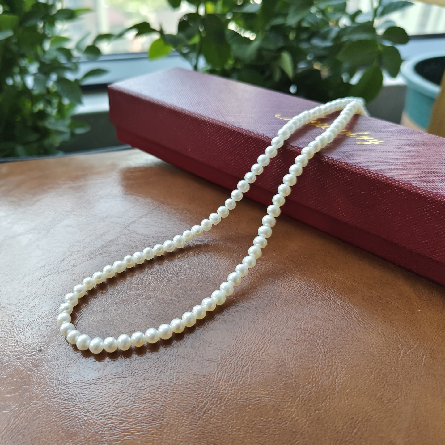 天然淡水珍珠4-5mm近圆小珍珠