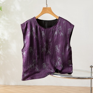 真丝香云纱缎面龟纹鎏金宽松显瘦落肩上衣桑蚕丝短款T恤衫