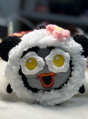 嫑嫑变大熊猫～周深周边周嫑嫑棉花娃娃16cm成都熊猫主题头套娃衣