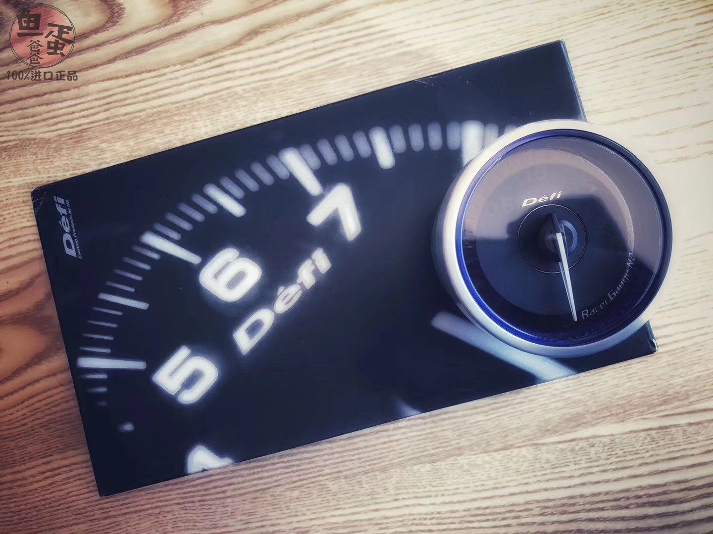 日本defi rg n2涡轮表转速表水温油温油压表无需控制器蓝色红色