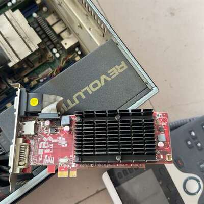 议价-pcie x1迪兰恒进hd5450亮机卡。原生pcie1x（