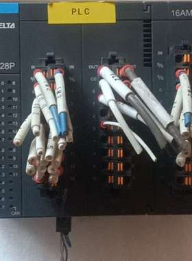 议价-台达PLC，AS228P主机 带扩展16AM，红色非常