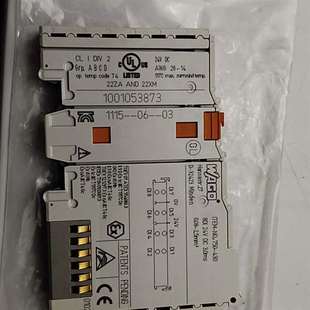 401 750 24V 全新 议价 8DI WAGO万可模块