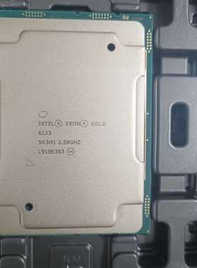 议价-英特尔 6133 CPU正式版2.5G 20核心40线程