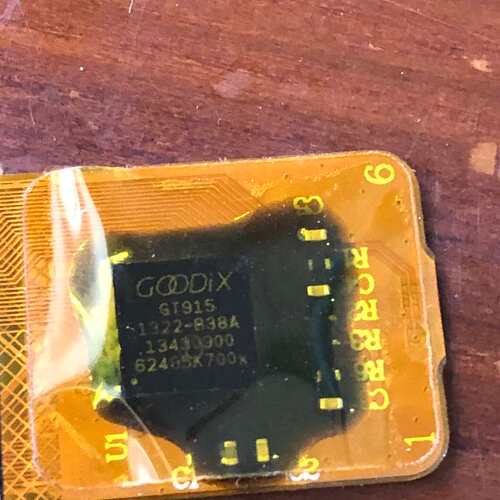 GOODIX汇顶GT915触摸芯片，型号GT915，拆机库存