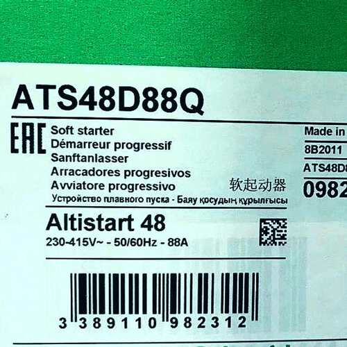 施耐德软启动ATS48D88Q